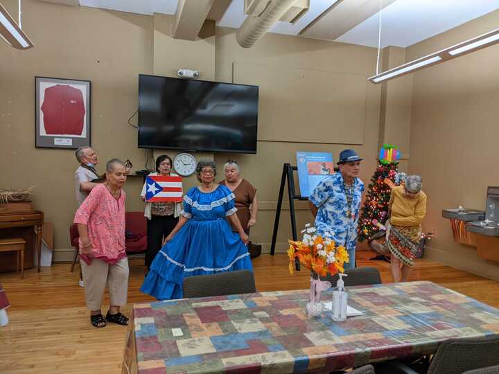 Singers from the local Puerto Rico community practice songs at Hispanic Center of the Lehigh Valley as they get ready for performances throughout national Hispanic Heritage Month. Many at the center were concerned about relatives and loved ones in the path of Hurricane Fiona.